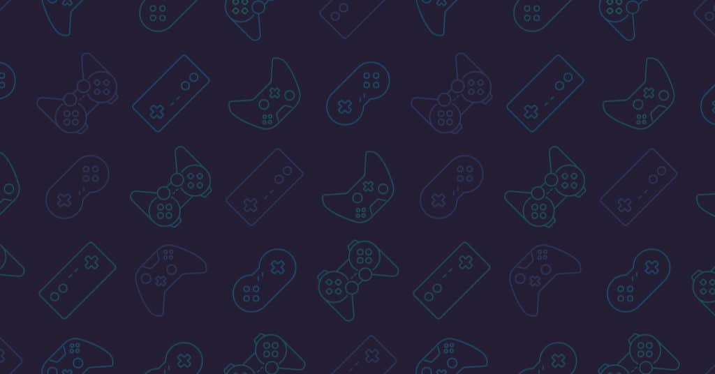 Game controller patterned header